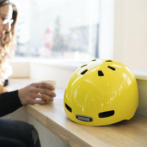 Nutcase Street Cykelhjelm Sun Day Solid Mips | gul cykelhjelm