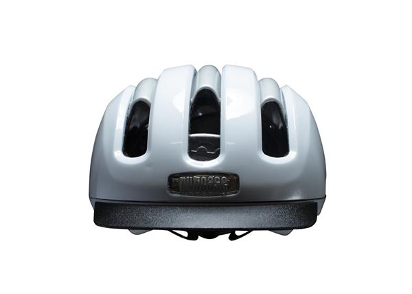 Nutcase Vio Blanco Gloss Mips | cykelhjelm med led lys