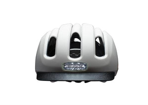 Nutcase Vio Blanco Gloss Mips | cykelhjelm med led lys