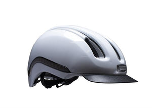 Nutcase Vio Blanco Gloss Mips | cykelhjelm med led lys