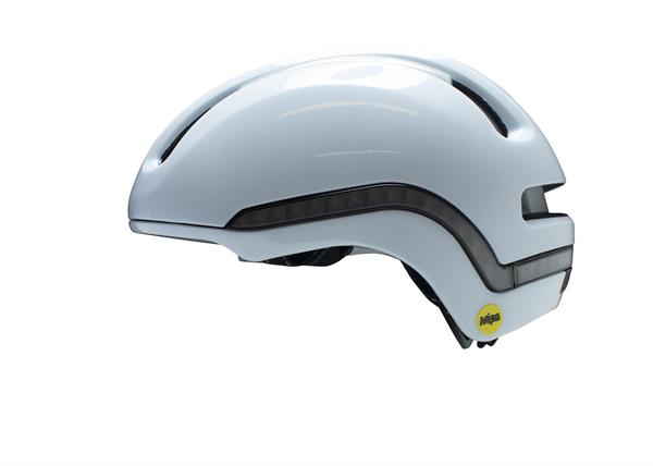 Nutcase Vio Blanco Gloss Mips | cykelhjelm med led lys