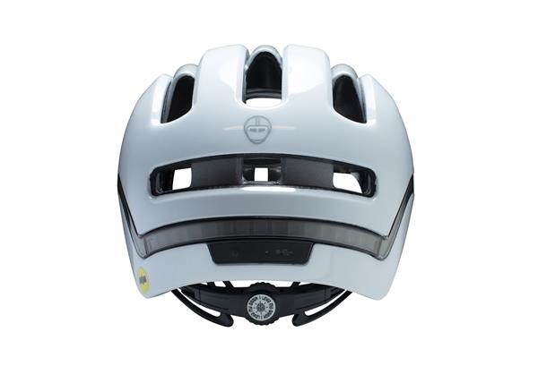 Nutcase Vio Blanco Gloss Mips | cykelhjelm med led lys