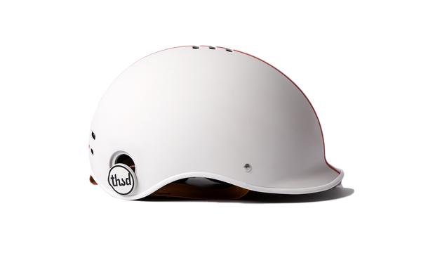 Thousand Heritage Speedway Creme | Hvid urban city cykelhjelm med striber