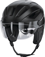 Abus Pedelec 2.0 ACE Velvet Black Visir og LED Elsykkel hjelm. NTA 8776 Speed Pedelec