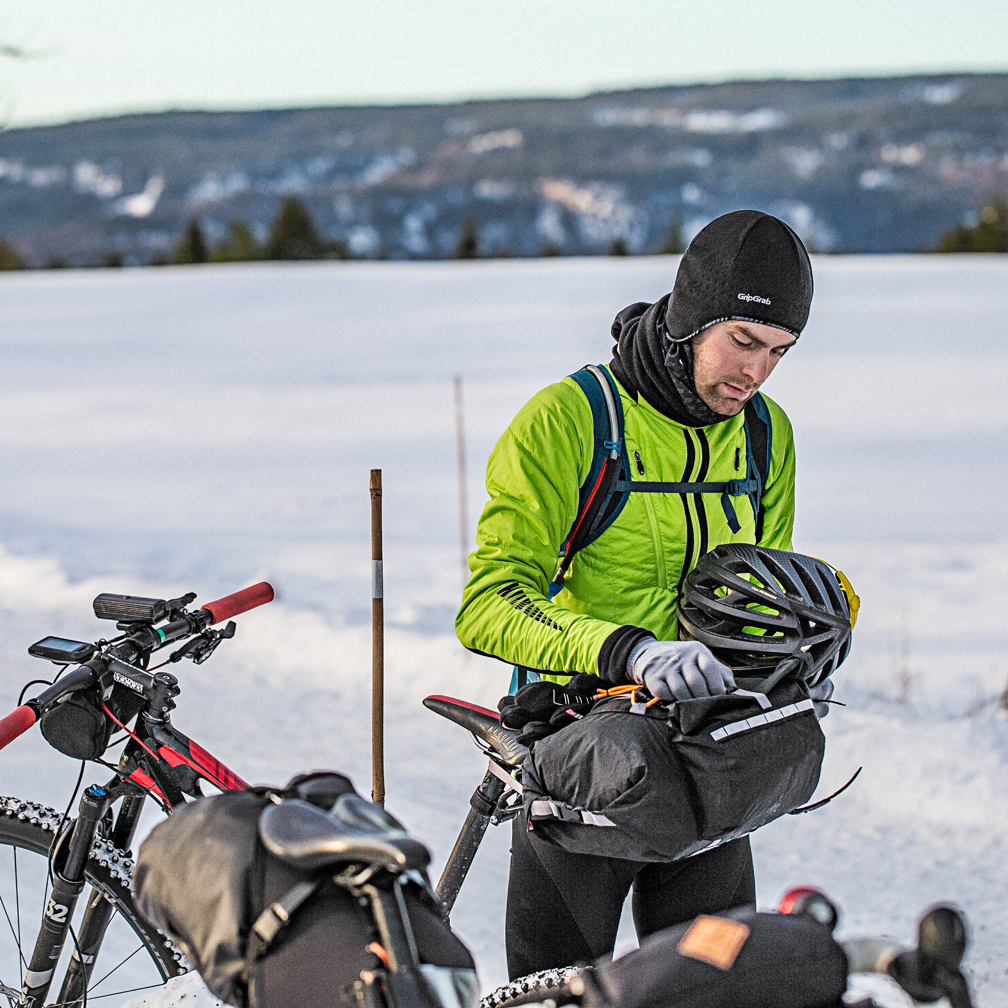 Gripgrab Aviator Skull Cap | varm cykelhue til under cykelhjelmen