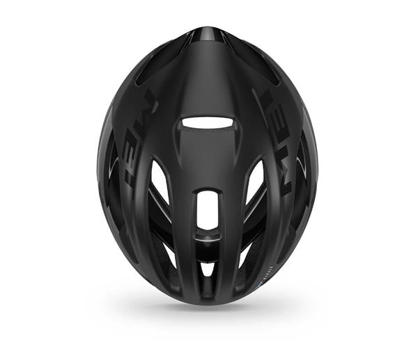 Met Rivale Mips Black Matt Glossy | sort aero cykelhjelm