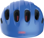 Abus Smiley 2.1 Sparkling Blue Mips LED Lykt | Blå sykkelhjelm med mips til baby og barn