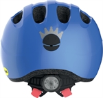Abus Smiley 2.1 Sparkling Blue Mips LED Lykt | Blå sykkelhjelm med mips til baby og barn