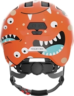 Abus Smiley 3.0 Orange Monster. Oransje sykkelhjelm til barn og baby med monstre