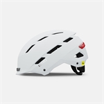 Giro Escape Mips Matte Chalk | Hvit sykkelhjelm med LED og Mips