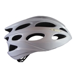 EGX Helmet City Road Shiny White. Hvit sykkelhjelm med Fidlock spenne