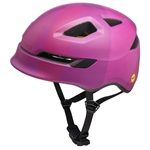 Ked Pop Mips Pink | Rosa sykkelhjelm til barn med mips og LED-Lykt