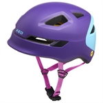 Ked Pop Mips Purple Skyblue | sykkelhjelm til barn med mips og LED-Lykt
