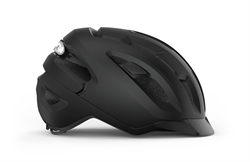 Met Urbex Mips Black Matt | svart elsykkel hjelm NTA 8776 godkjent. Mips og oppladbart USB-C LED-lykt. Fidlock magnetspenne