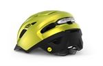 Met Urbex Mips Lime Yellow Metallic | elsykkel hjelm NTA 8776 godkjent. Mips og oppladbart USB-C LED-lykt. Fidlock magnetspenne