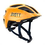 Scott Spunto Kid Fire Orange LED-lykt 46-52 cm | Oransje sykkelhjelm til barn